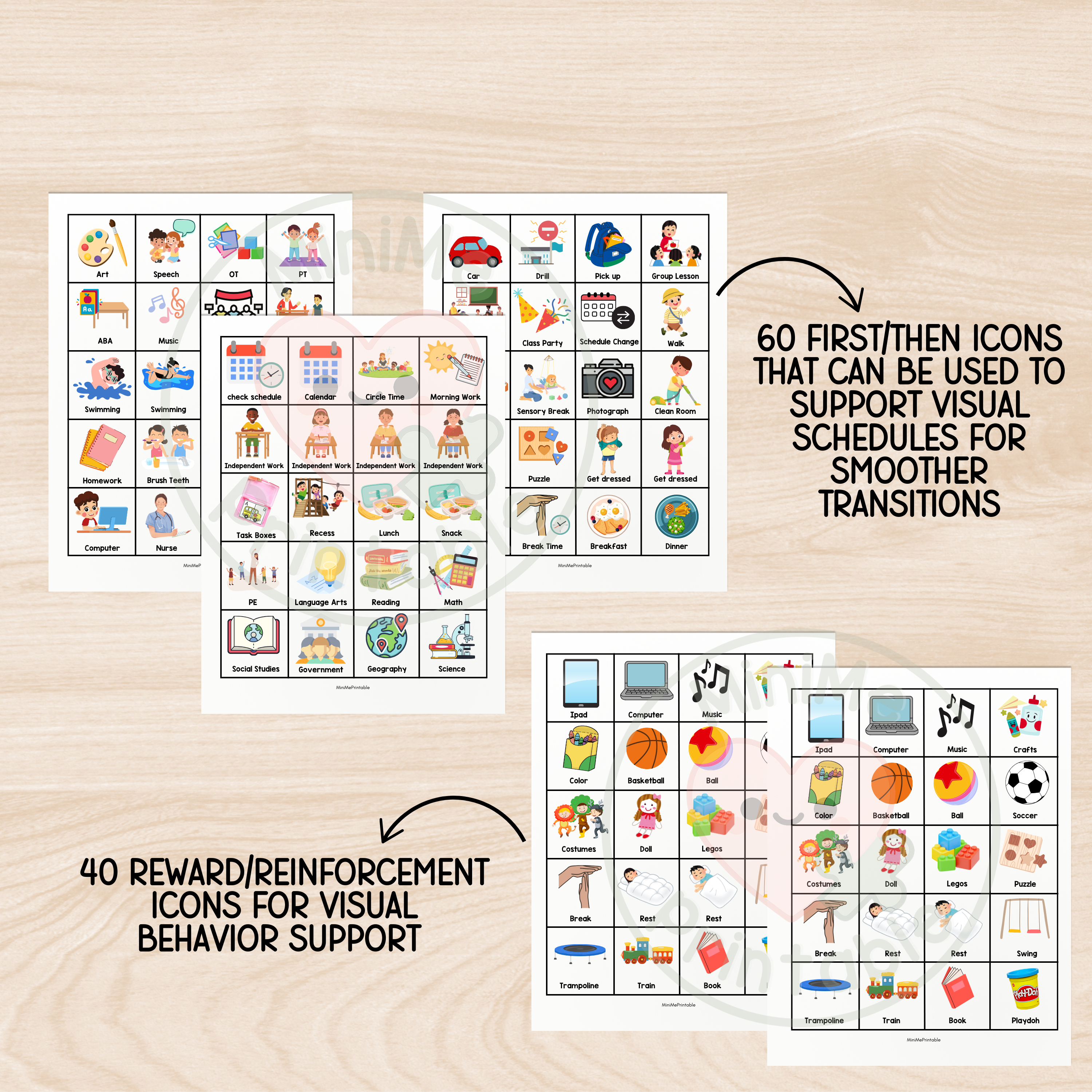 First/Then Boards with Icons & Token Boards