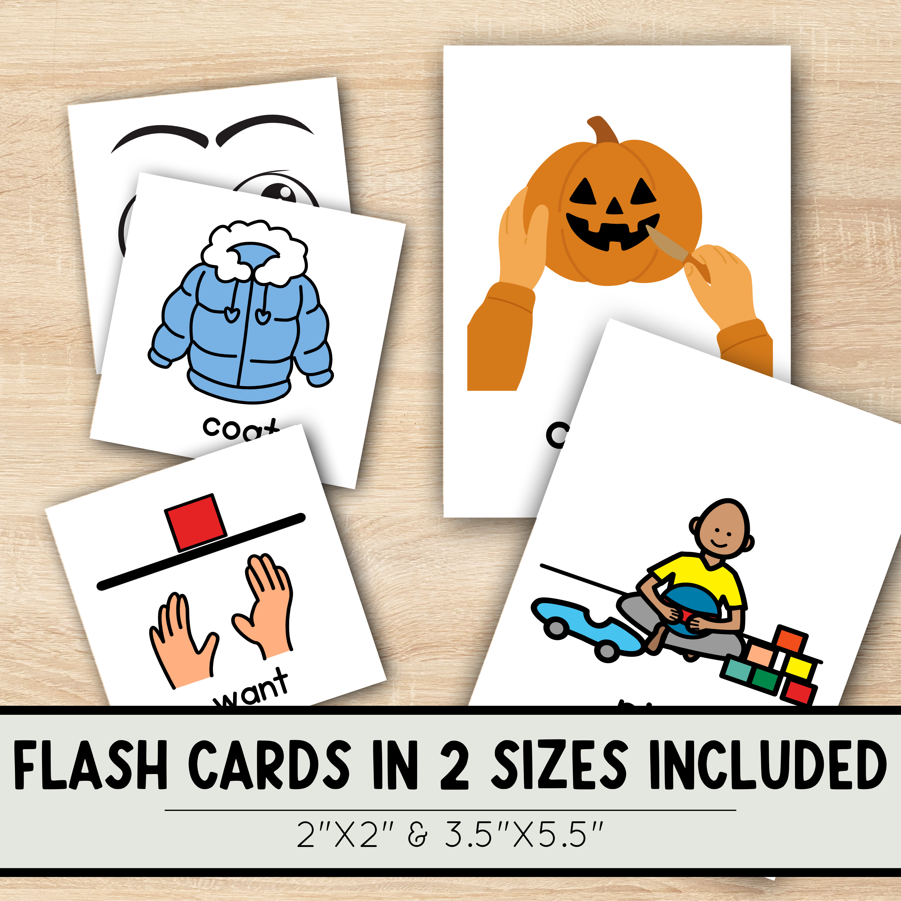 Fall Communication Board Printable – 10 Boards & 40+ Icons- Color-Coded AAC Visuals 
