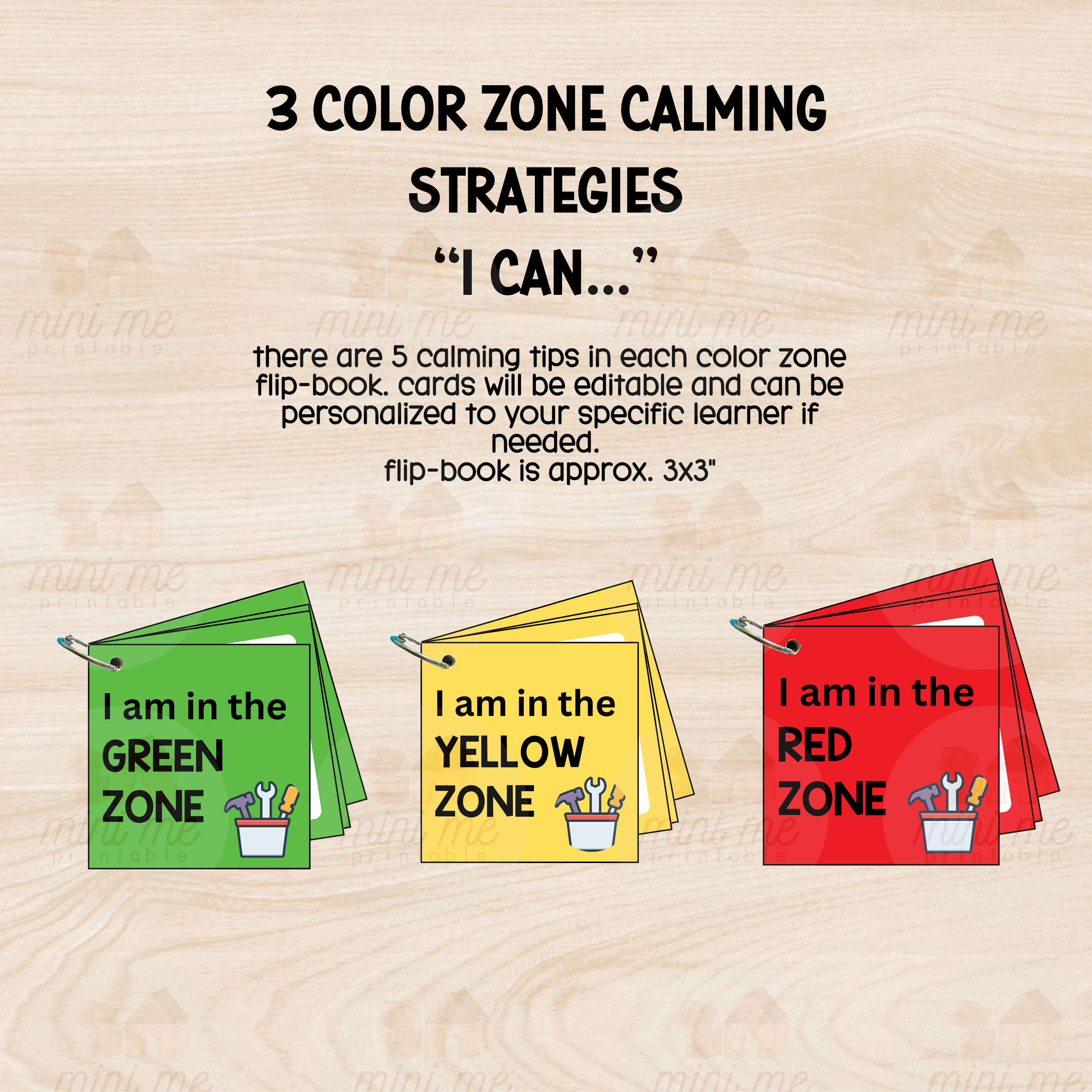 Emotion and Feeling Regulation Bundle with Calming Strategies and Behavior Cue Cards