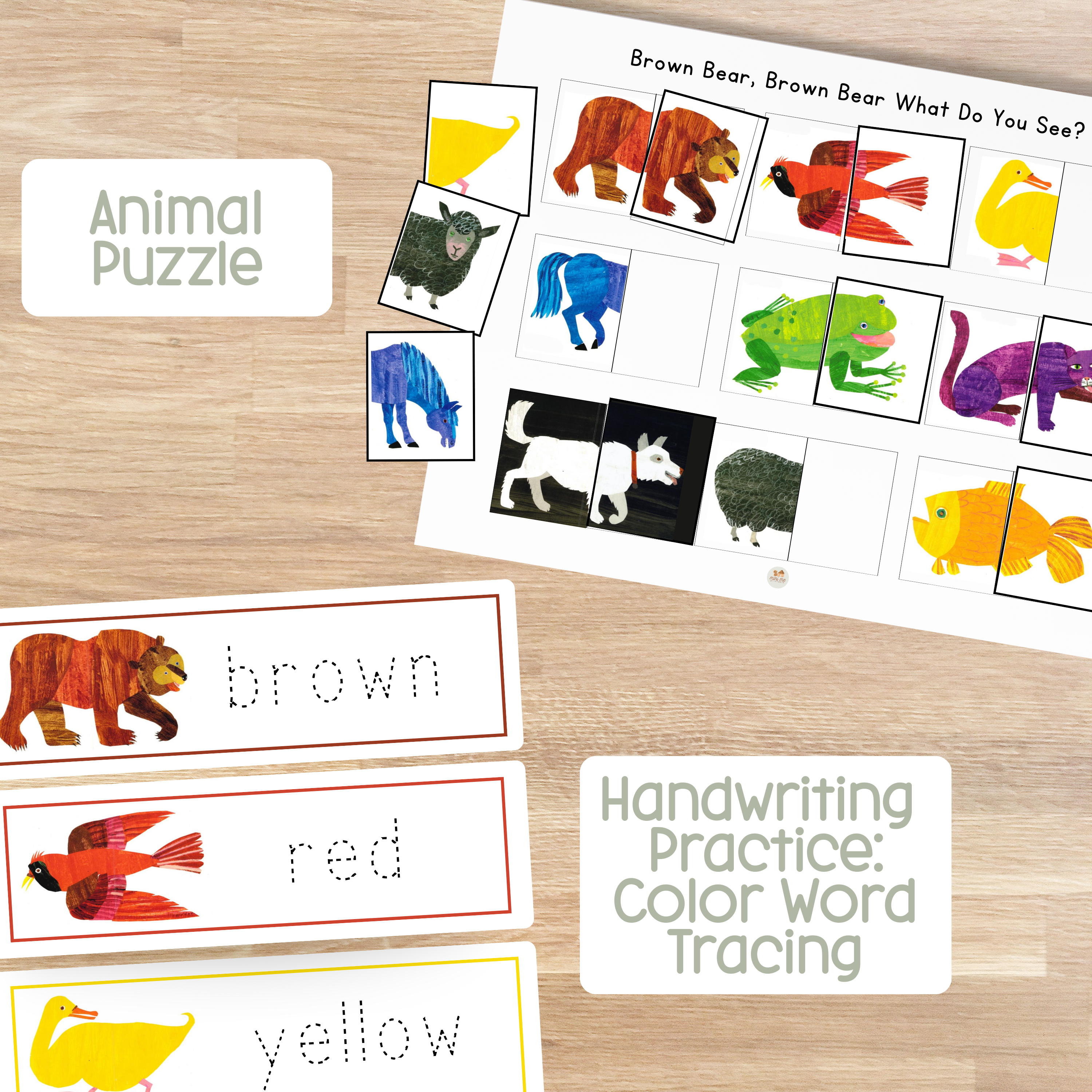 Brown Bear Printable Bundle – Preschool & Kindergarten Activities