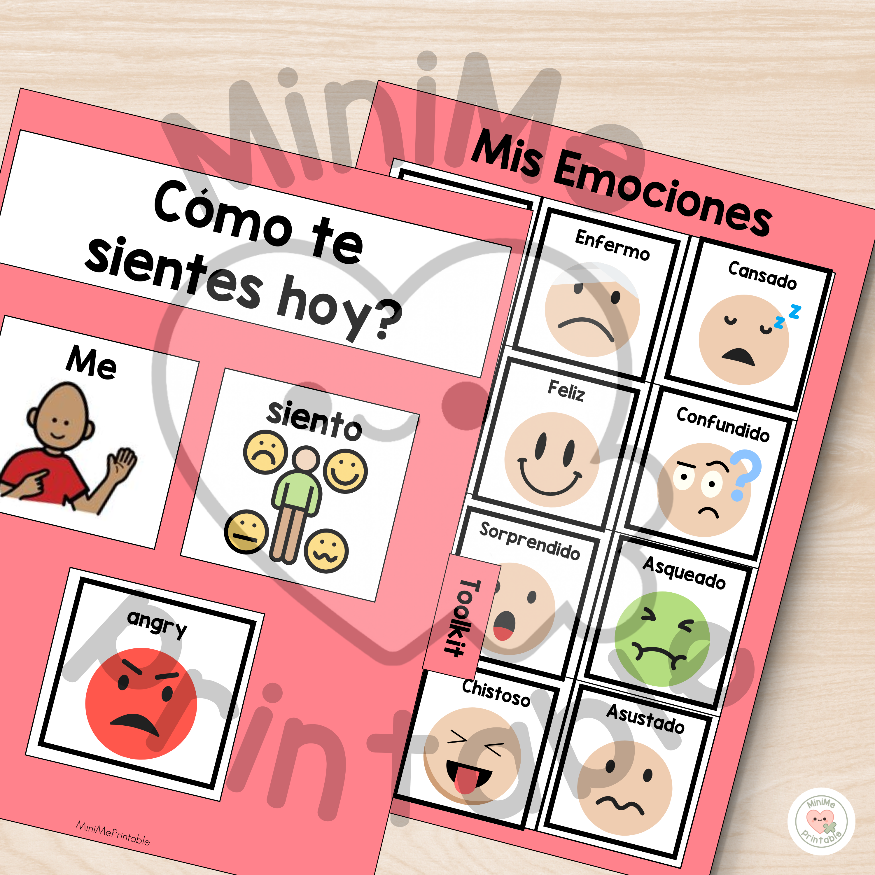 Libro de Comunicación Visual para Horarios, Refuerzos, Estrategias de Calma y Apoyo Conductual