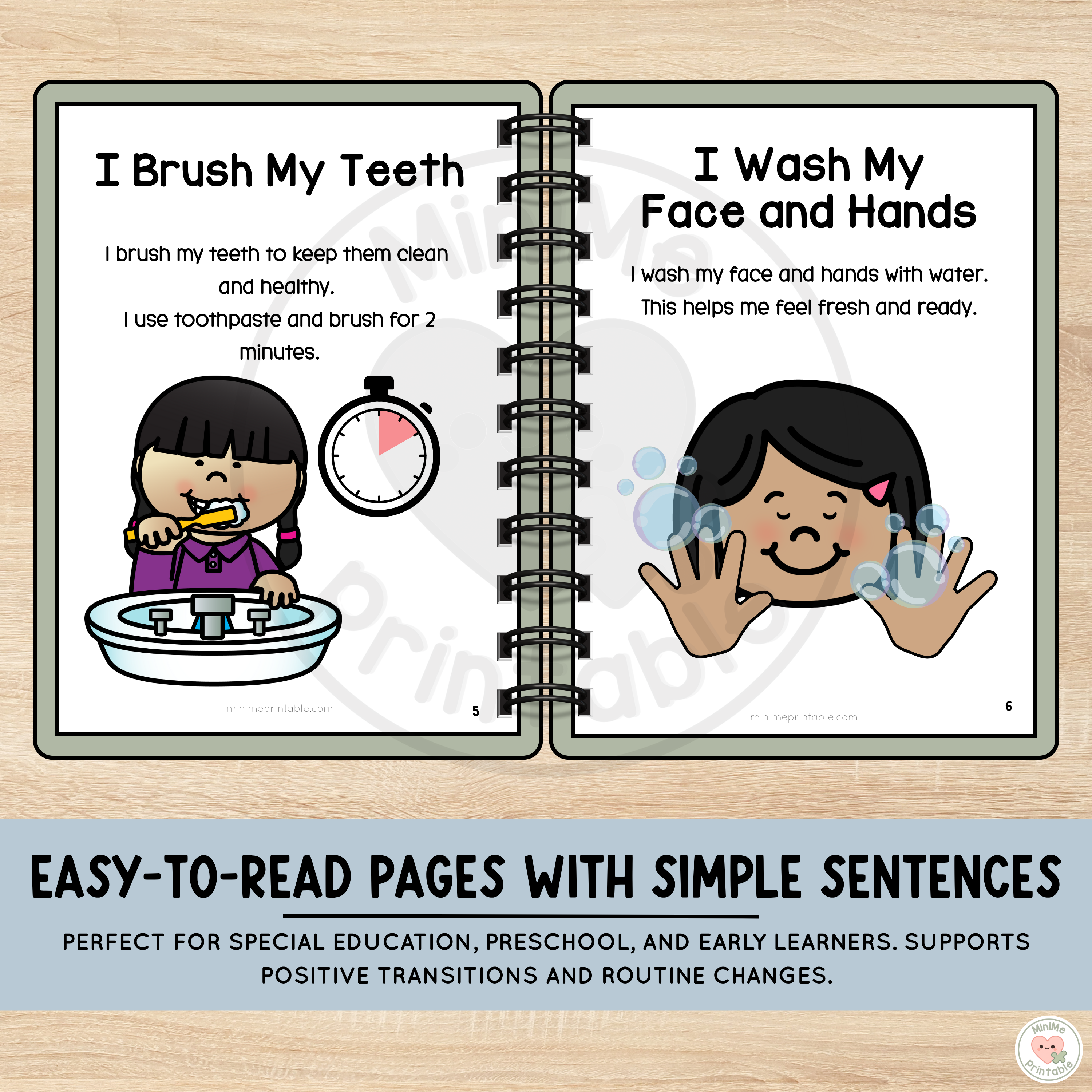 Morning & Night Routine Social Story Bundle (2 Levels + Bonus Routine Activities)