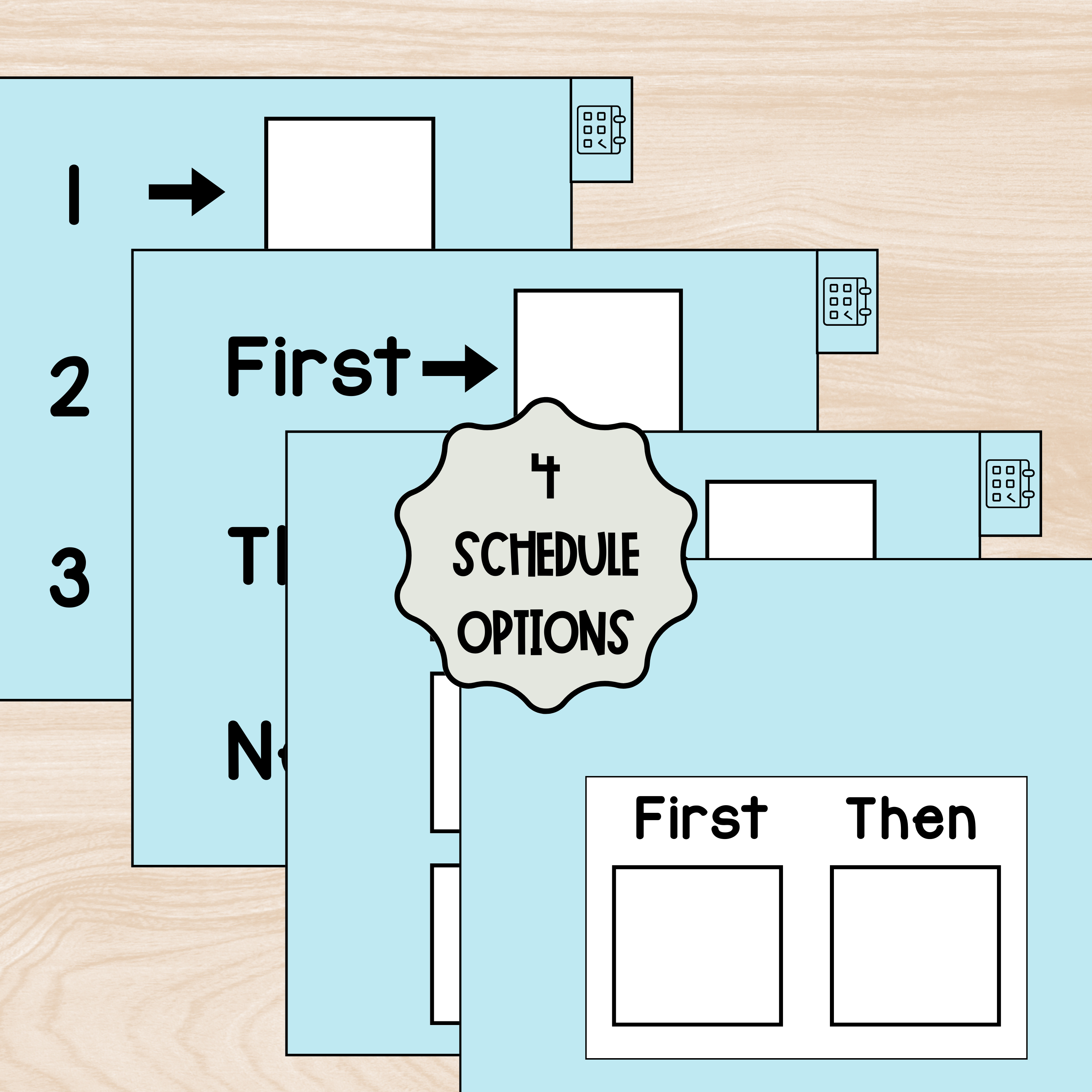 Mini Size- Visual Communication Book for Schedule, Reinforcement, Calming Strategies and Behavior Support