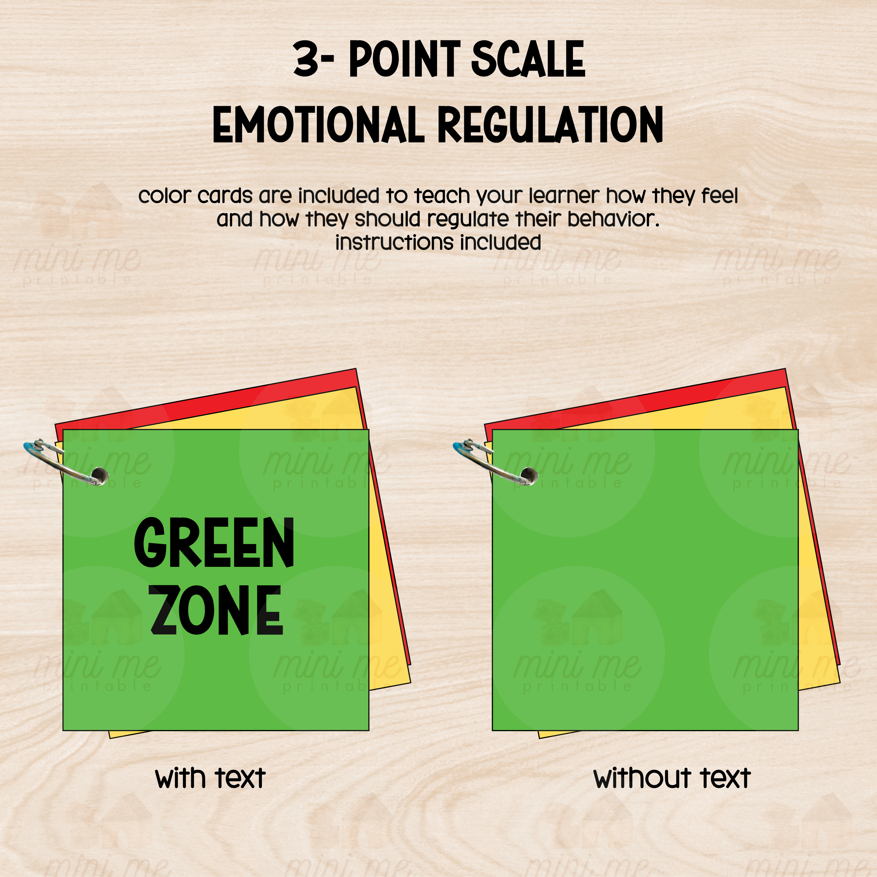 Emotion and Feeling Regulation Bundle with Calming Strategies and Behavior Cue Cards