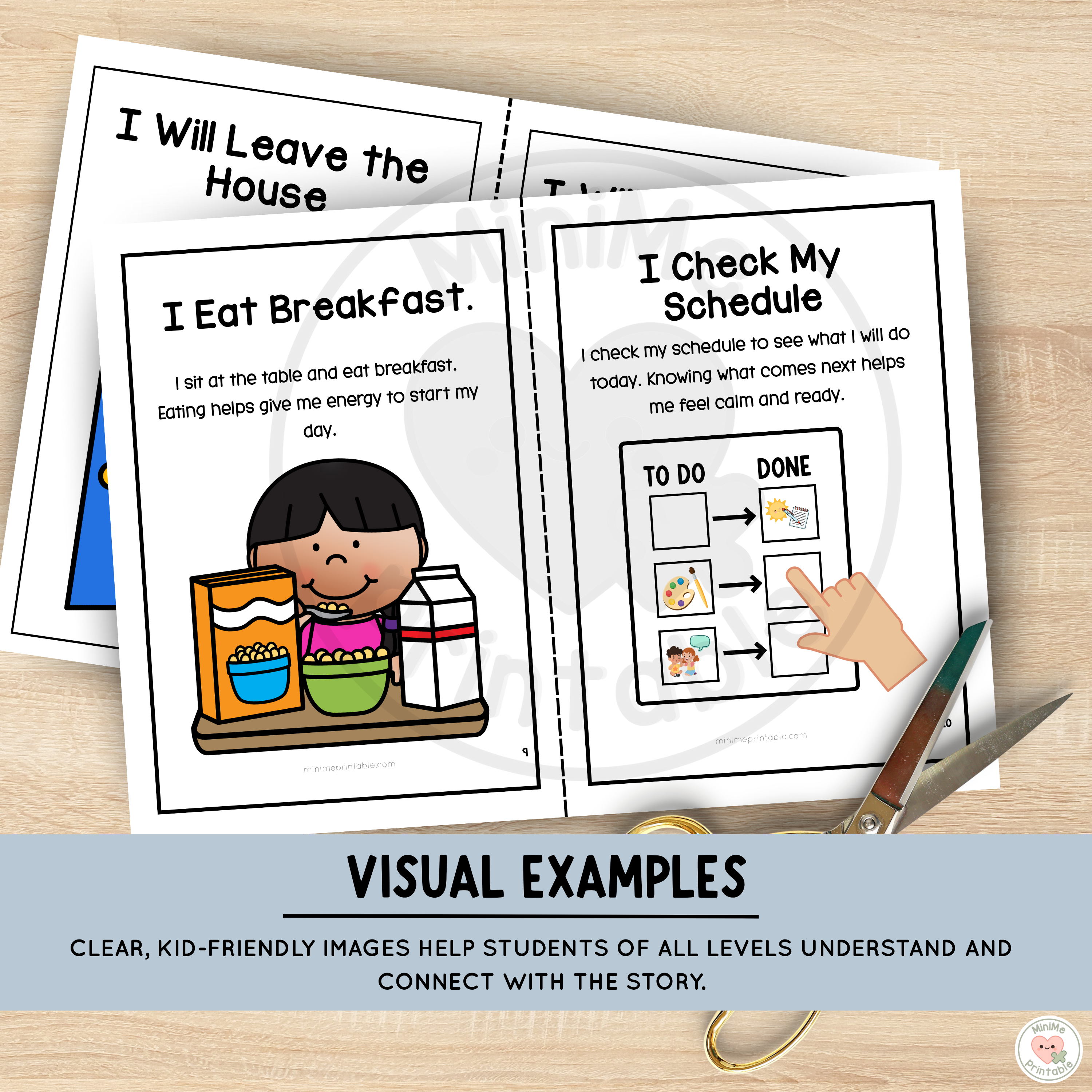 Morning & Night Routine Social Story Bundle (2 Levels + Bonus Routine Activities)