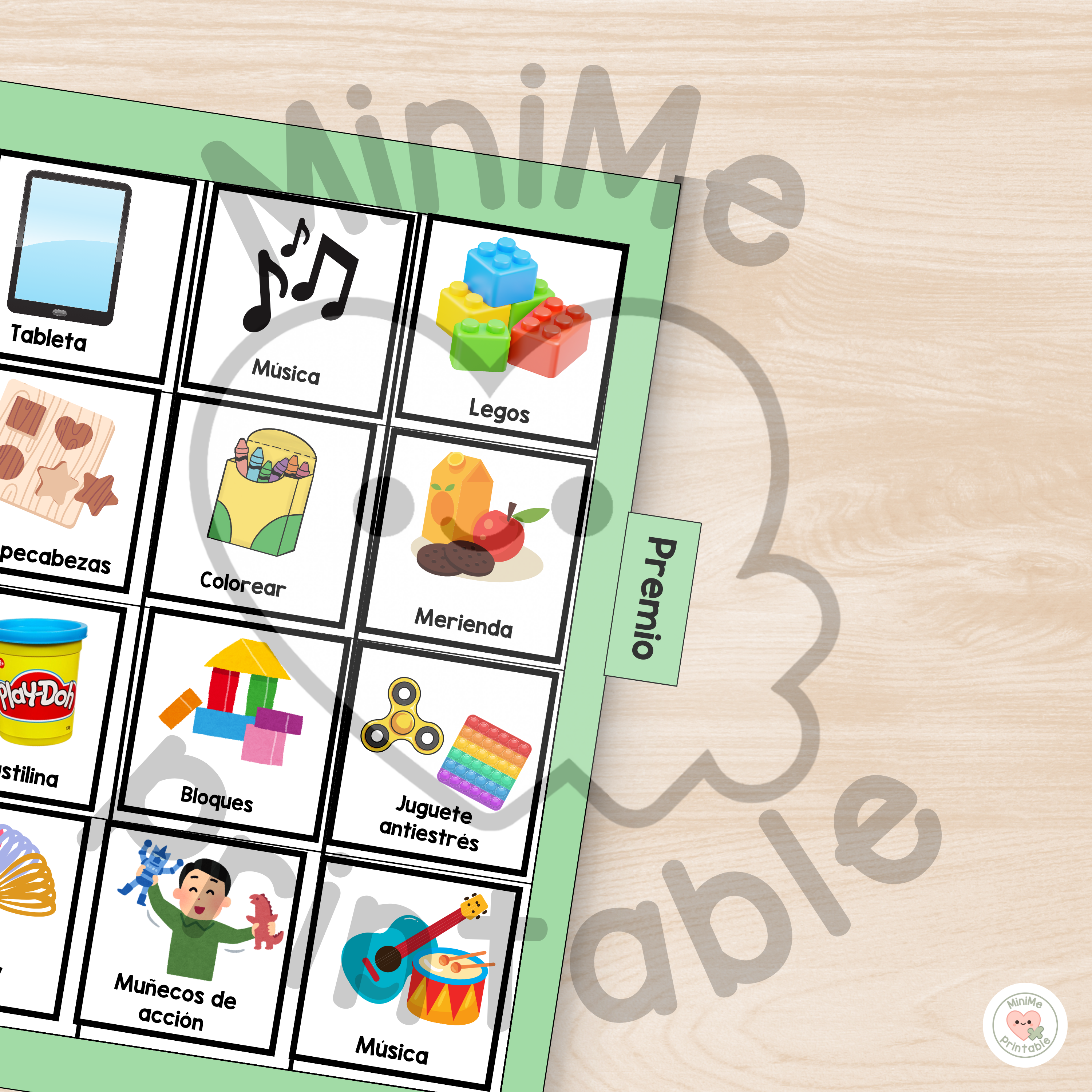 Libro de Comunicación Visual para Horarios, Refuerzos, Estrategias de Calma y Apoyo Conductual