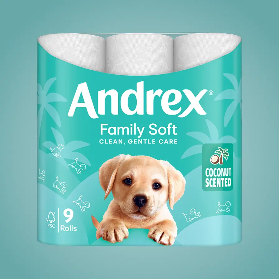 Andrex Family Soft Coconut Scented Toilet Tissue
