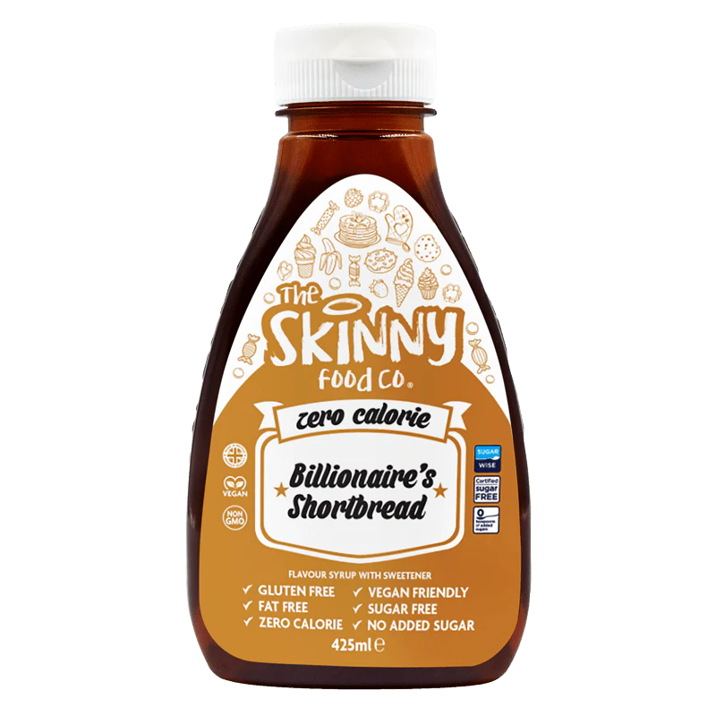 The Skinny Food Co. Billionaire's Shortbread Zero Calorie Syrup