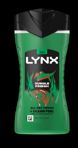 LYNX Jungle Fresh 3 in 1 Body Wash