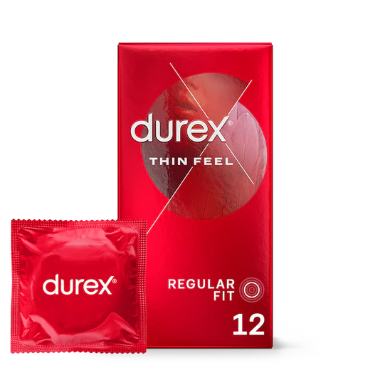 Durex Thin Feel Regular Fit Condoms (12 pack)