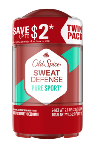 Old Spice Sweat Defense Pure Sport Twin Pack