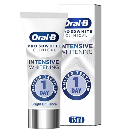 Oral-B Pro 3D White Clinical Intensive Whitening Toothpaste