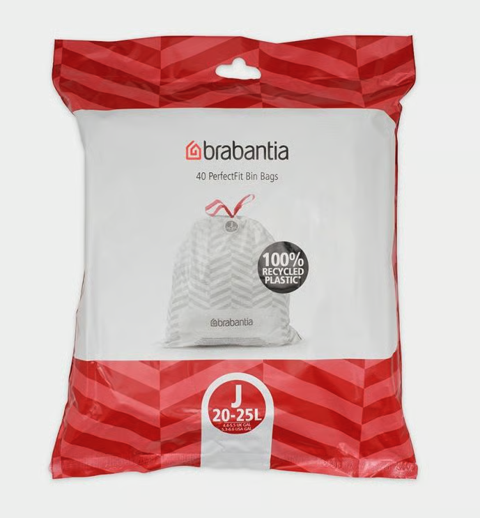 Brabantia PerfectFit Bin Bags J 20-25L