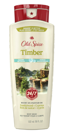 Old Spice Timber Body Wash