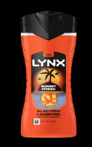 Lynx Sunset Fresh 3 in 1 Body Wash