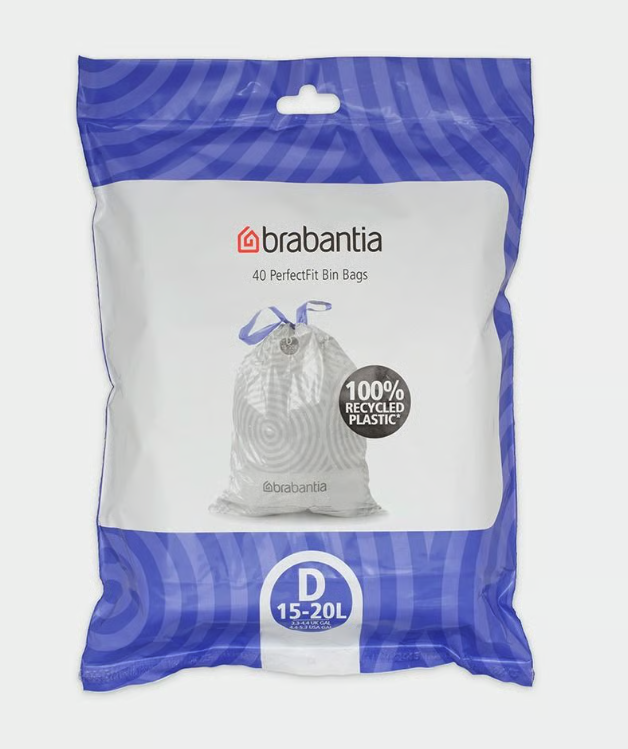 Brabantia PerfectFit Bin Bags D 15-20L