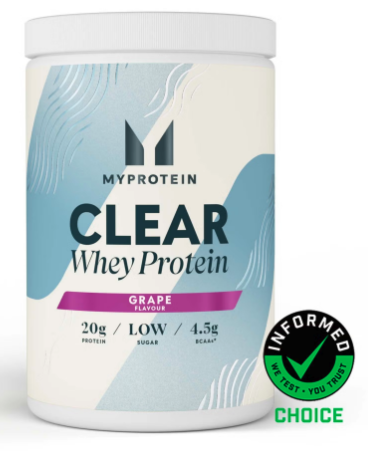 MyProtein Clear Whey Protein - Grape Flavor