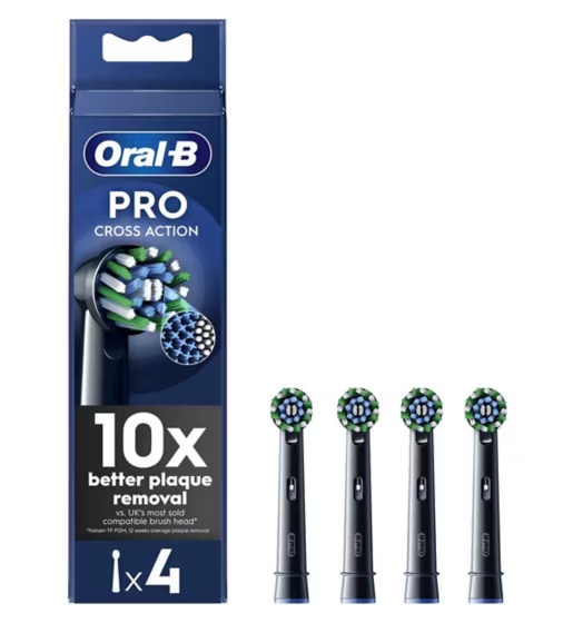 Oral-B Pro Cross Action Replacement Toothbrush Heads