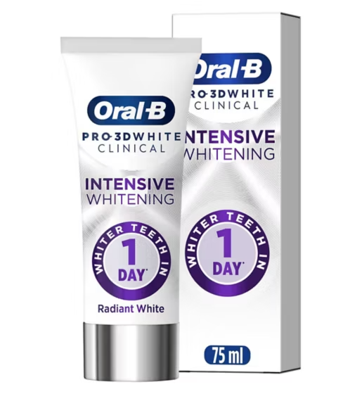 Oral-B Pro 3D White Clinical Intensive Whitening Toothpaste