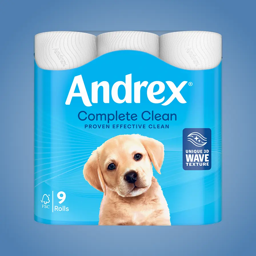 Andrex Complete Clean Toilet Tissue