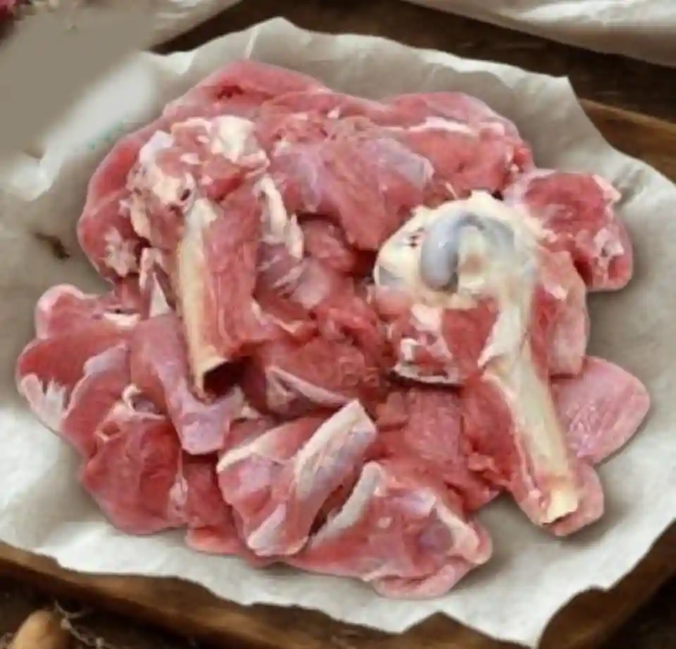Mutton with bone Premium 250g Vacuum packed
