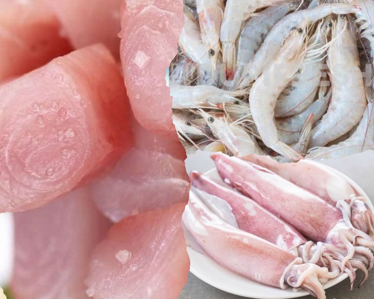 Fresh Seafood for Fried Rice