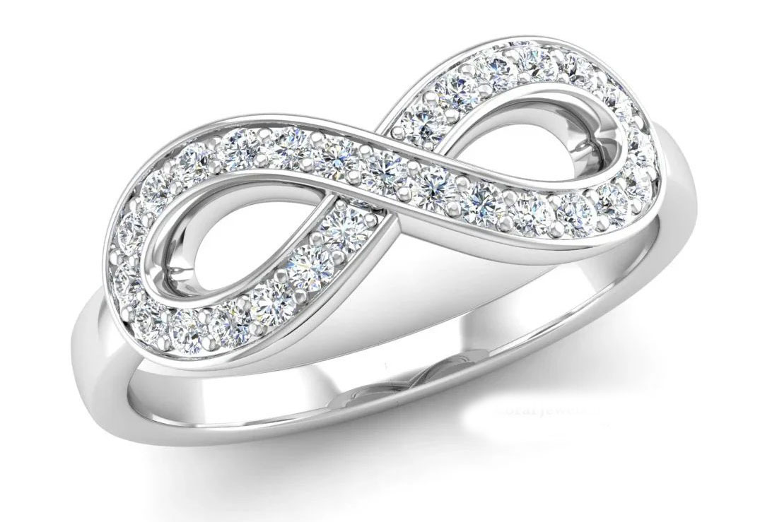 Diamond Infinity Ring
