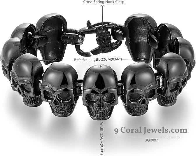 Black Skull Bracelet