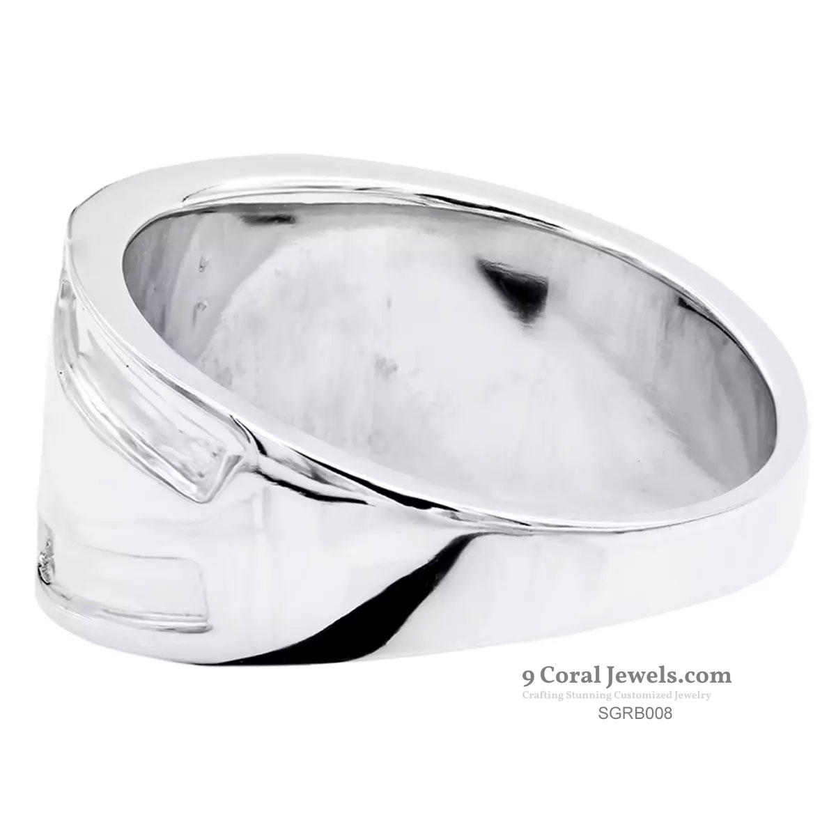 Men's Cubic Zircon Cluster Ring