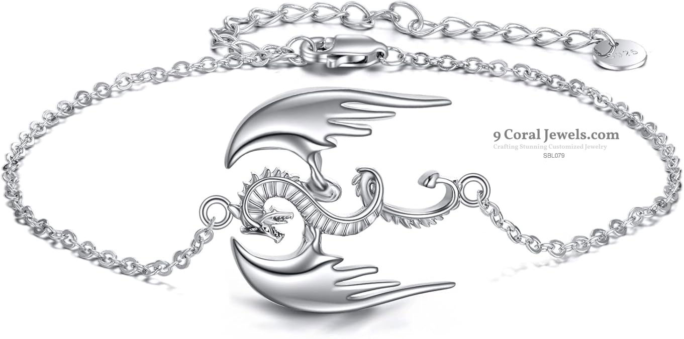 Sterling Silver Dragon Bracelet