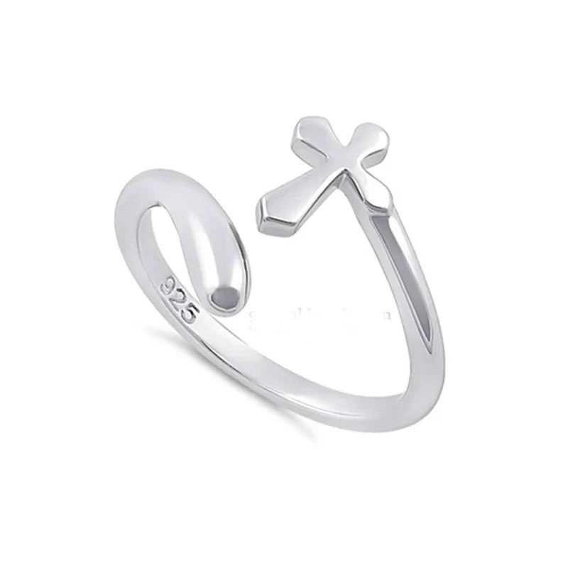 Sterling Silver Cross Ring