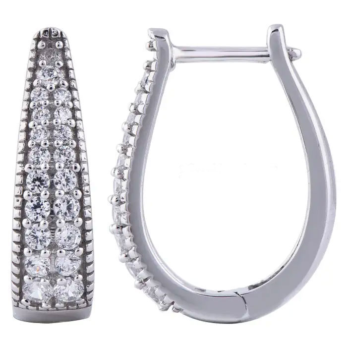 Elegant Silver Hoop Earrings