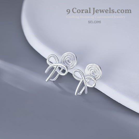Stylish Silver Wire Earrings
