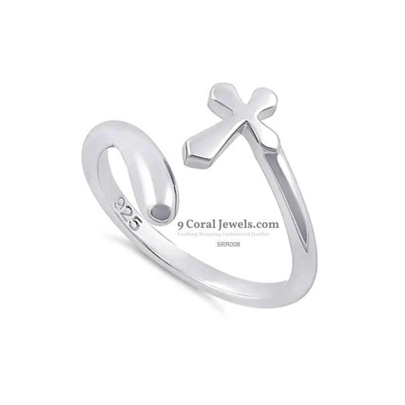 Sterling Silver Cross Ring