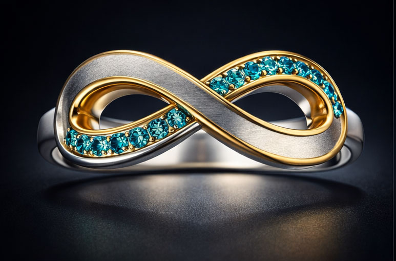 Infinity Symbol Ring - Sterling Silver