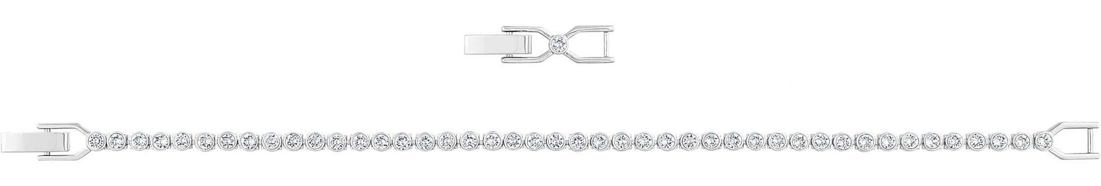 Elegant 925 Silver Tennis Bracelet with Sparkling American Diamonds