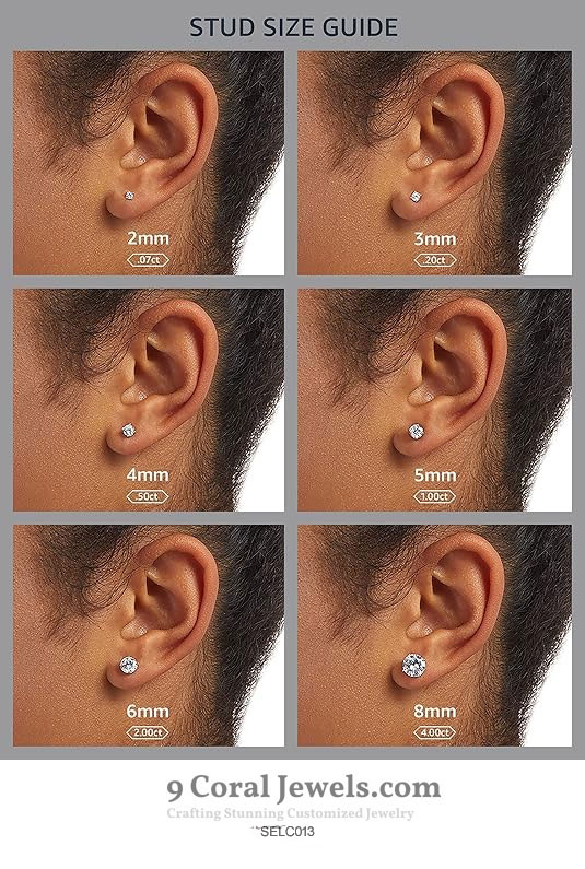 Sterling Silver Ball Stud Earrings