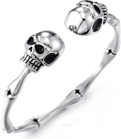 Silver Skull Bracelet