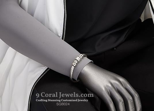925% Sterling Silver Cable Bracelet