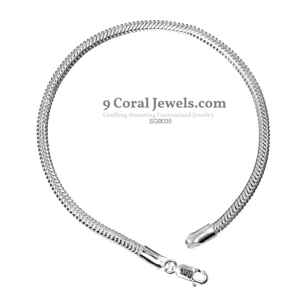 Sterling Silver Snake Chain Bracelet
