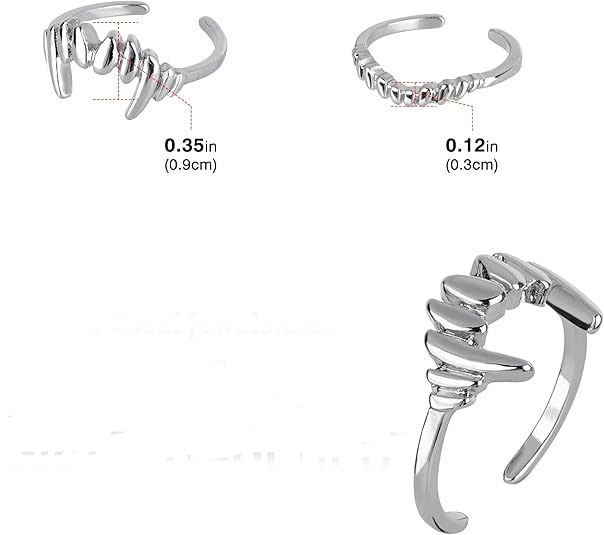 Silver Adjustable Toe Ring