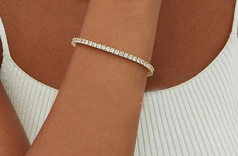 CZ American Diamond Tennis Bracelet