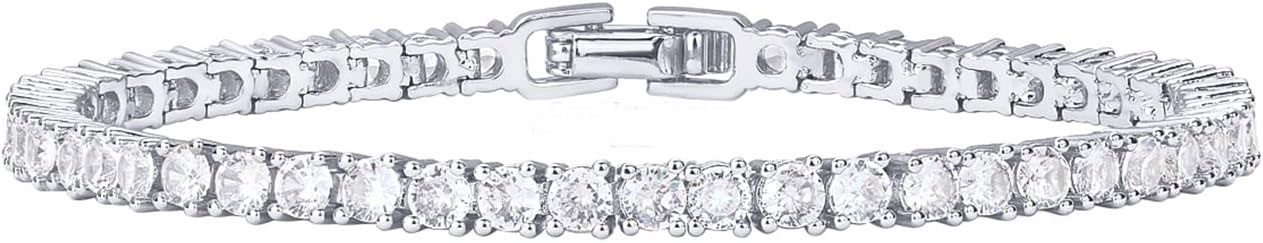 CZ American Diamond Tennis Bracelet