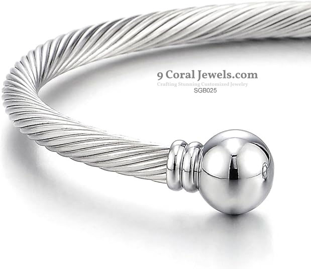 Sterling Silver twisted cuff bracelet