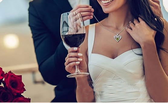 CZ Infinity Heart Pendant Necklace