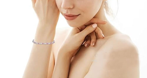 Adjustable Flower Gemstone Bracelet