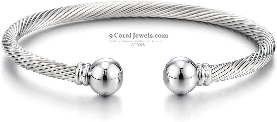Sterling Silver twisted cuff bracelet