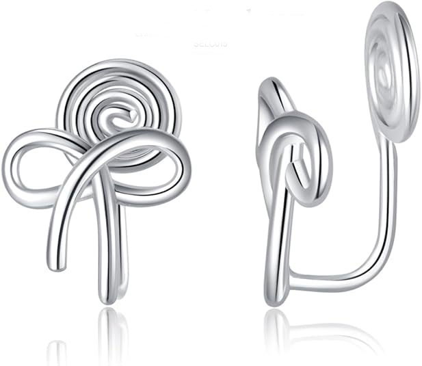 Stylish Silver Wire Earrings