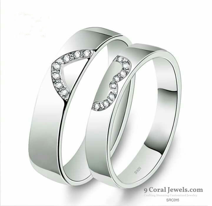 Matching Silver Couple Rings