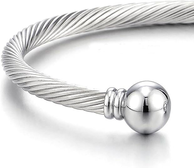 Sterling Silver twisted cuff bracelet